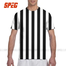 Мужская футболка в черно-белую Вертикальную Полоску, Забавные футболки из полиэстера, полосатые футболки, одежда с 3D принтом