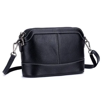 

Genuine Leather Women Bag Cowhide Crossbody Bags For Women 2019 Shoulder Bag Cowskin Luxury Mother Daily Bags