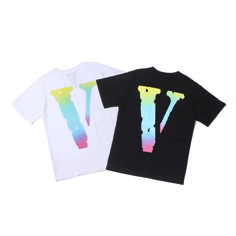 VLONE men shirt 100% cotton streetwear 