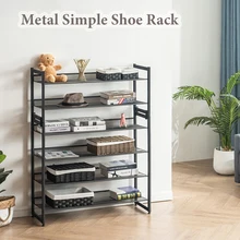 Étagère À chaussures Organisateur multicouche Étagère À Chaussures En Métal Étagère En Métal Étagère À Chaussures Armoire À Chaussures Meubles De Maison Meubles De Rangement