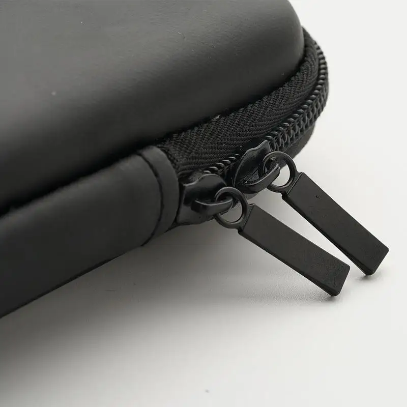 Portable EVA Black Hard Shell Pencil Case Protective Storage Pencil Case Carrying Pen Box For Pen Earphone Organize pencil cases stationery box