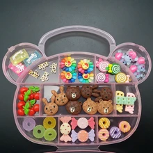 

One Box Kawaii Nail Charms Cute Resin Animal Nail Decoration Pretty Jewelry for Nail Art DIY Crafts Manicure Accessories Tools