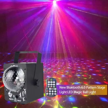

New Bluetooth 6.0 Pattern Stage Light LED Magic Ball Light Stage Professional Lighting Decorative Lights