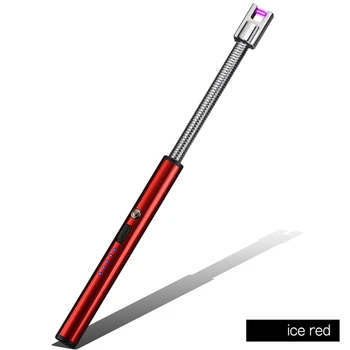 

USB Rechargeable Electric Arc Lighter NEW Candle with Safety Switch Camping Grilling BBQ 360 Flexible Neck-Bonus Bottle Opener