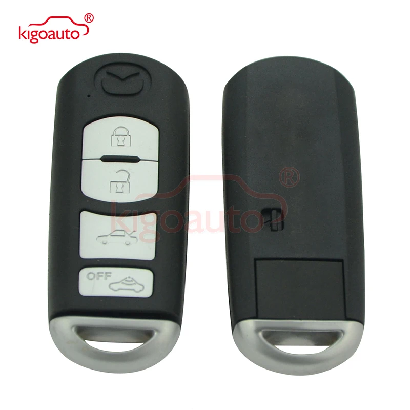 Kigoauto 5 шт. для Mazda CX-5 CX-7 3 5 6 чехол для ключей 2009 2010 2011 2012 2013 Автомобильный ключ крышка 4 кнопки с держателем батареи ключ оболочки