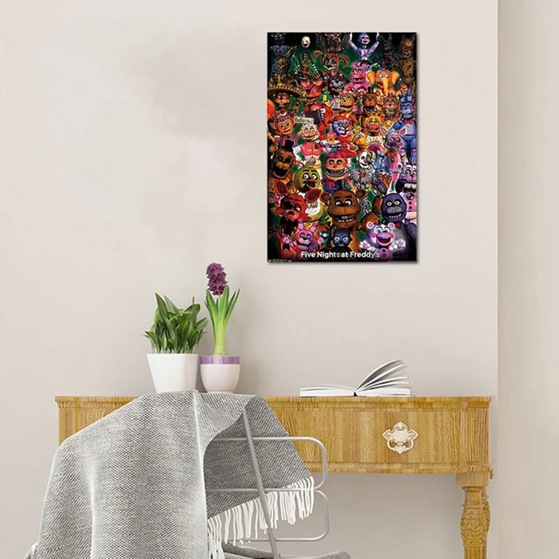 Винтажные постеры пять ночей у Фредди в игре принты настенная живопись хорошее