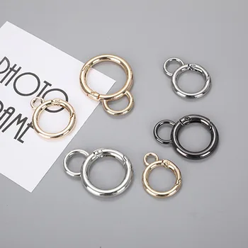 

Flat Stainless Steel Key Ring Keychain Key Holder for Women Men Jewelry Making Key Chain