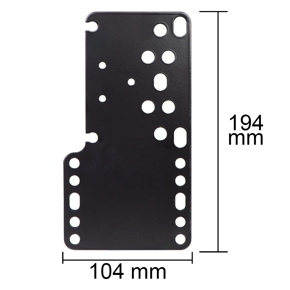 Black Stainless Steel SIM Racing Game USB Handbrake Holder Fixed Plate Or Bracket For Hand Brake handbrake plate,sim racing handbrake clamp