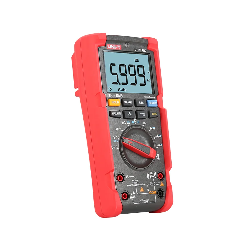UNI T UT15B PRO / UT17B True RMS цифровой мультиметр замена для Fluke 15B +/17B + VFC подсветки CAT Ⅲ 100