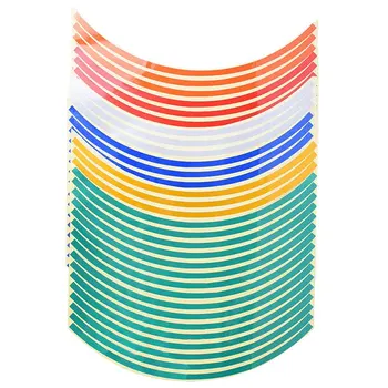 

Car Reflective Stickers Tire Protection Decoration Motorcycle Accessories 18 Inch Wheel Rim Sticker