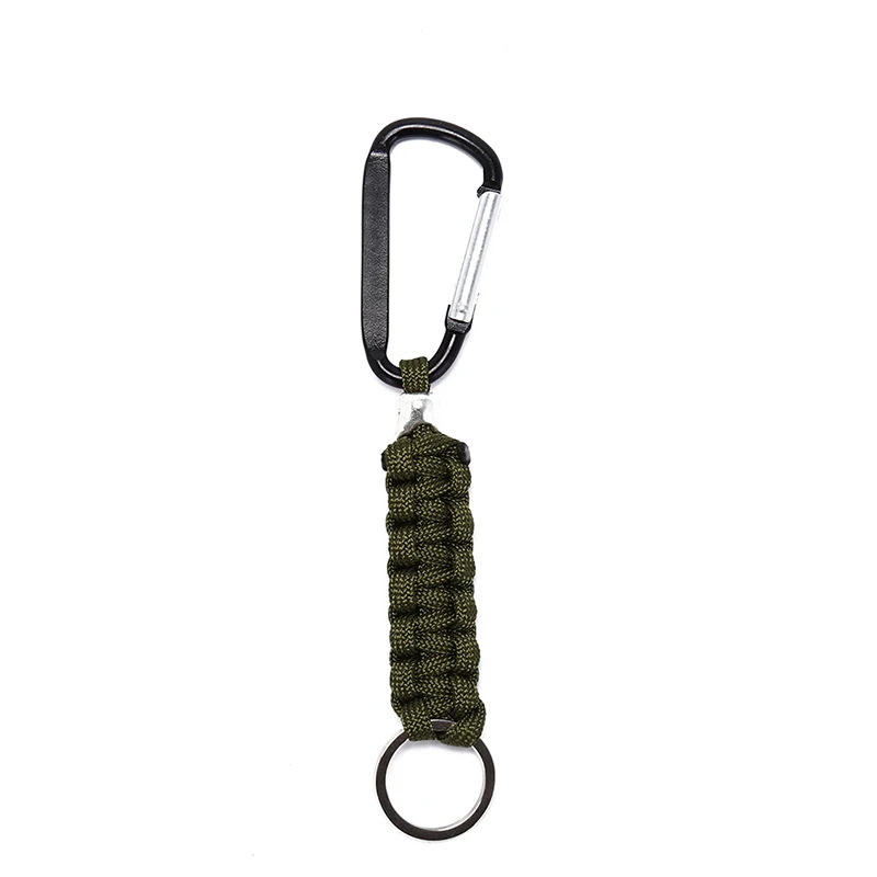 Безопасность выживания Шестерни тактический военный прядей шнур парашютный канат брелок карабин Наборы строп брелок для ключей, инструмент для использования на природе