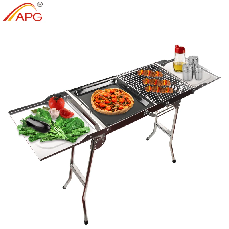 APG портивный и складной гриль для жарки мясо шашлыков|barbecue stove|charcoal bbqoutdoor camp oven |
