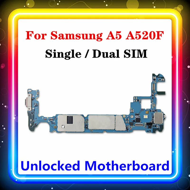 Материнская плата для Samsung Galaxy A5 A520F оригинал материнская с полным чипом