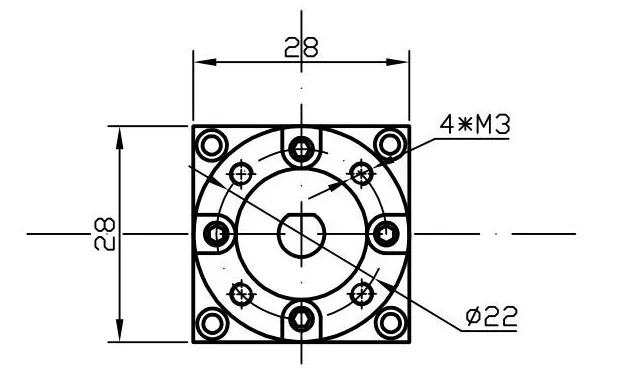 velocidade nema11 planetário motor de passo cnc motor de passo 0.6a 4.5n. cm