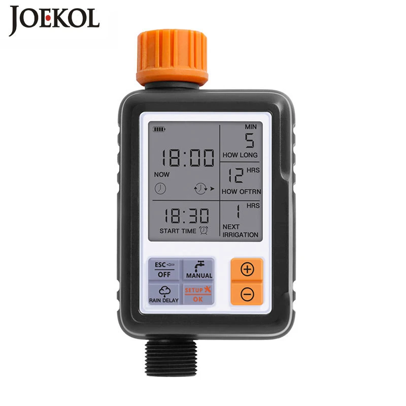 Skup Automatyczny elektroniczny wodomierz Lcd ekran zraszacz kontroler ogrodowa urządzenie do automatycznego nawadniania narzędzia do nawadniania