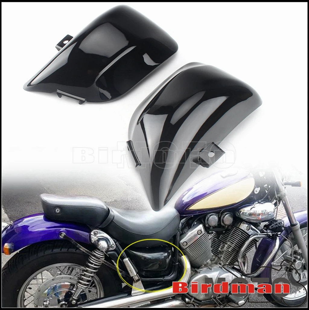 

Боковой защитный чехол для аккумулятора мотоцикла для Yamaha Virago XV535, XV400, XV 535, 400, Lefe и правая крышка обтекателя