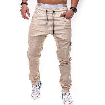 

2019 Men Cargo Pants Autumn Hip Hop Harem Joggers Pants New Male Trousers Mens Solid Multi-pocket Pants Casual Sweatpants