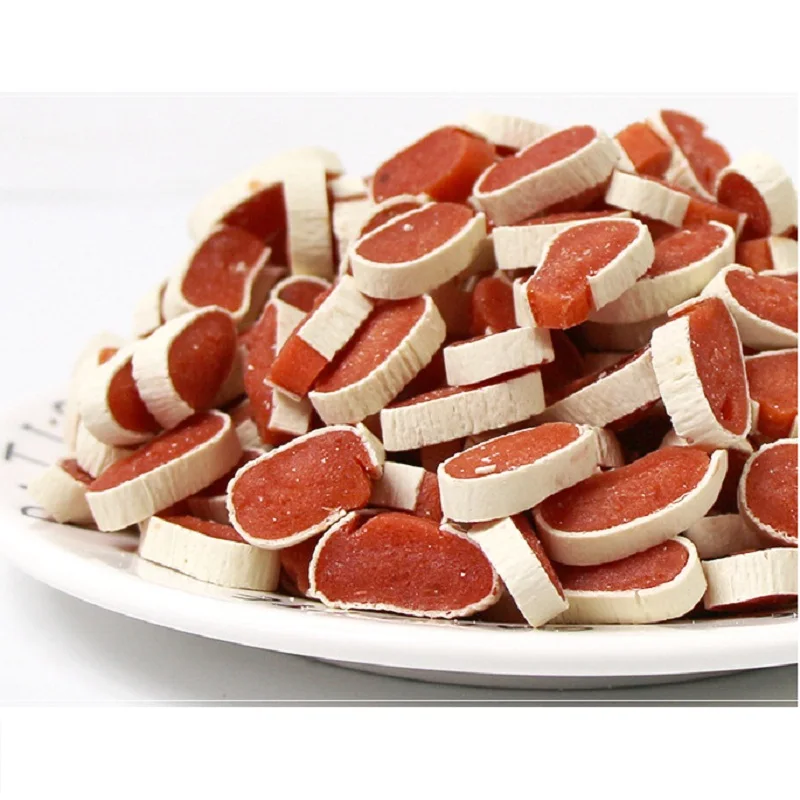 Закуски для собак, корм для домашних животных, свежая куриная треска, рулон для маленьких больших собак, корм для щенков, жевательные чистые для обучения чистке зубов, награда, закуски, сохраняют здоровье