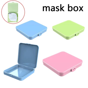 

2020 Mask Case Storage Box Portable Disposable Face Masks Container Safe Disposable Mask Storage Box Organizer