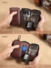 ManBang Vintage Genuine Leather Key Wallet Women Keychain Covers Zipper Key Case Bag Men Key Holder Housekeeper Keys Organizer ► Photo 3/5