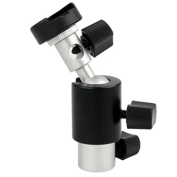

Swivel Flash Hot Shoe Umbrella Holder Light Bracket Stand Mount Adapter For Studio Light Type C/D