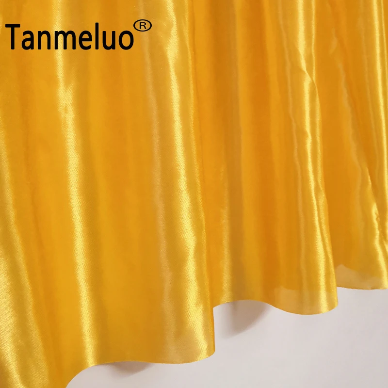 Table Skirts Tanmeluo Gold for Birthdays Event Party Wedding Banquet Stage Cloth Decoration