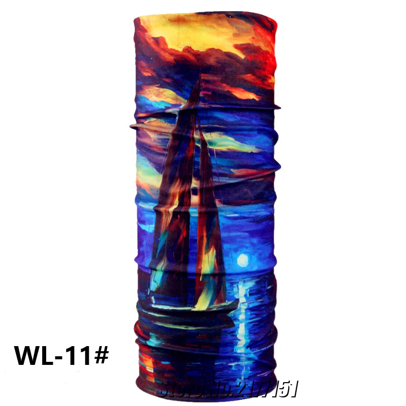 Multifunctional Bandana Dragon Print Bicycle Motorcycle Head Scarf