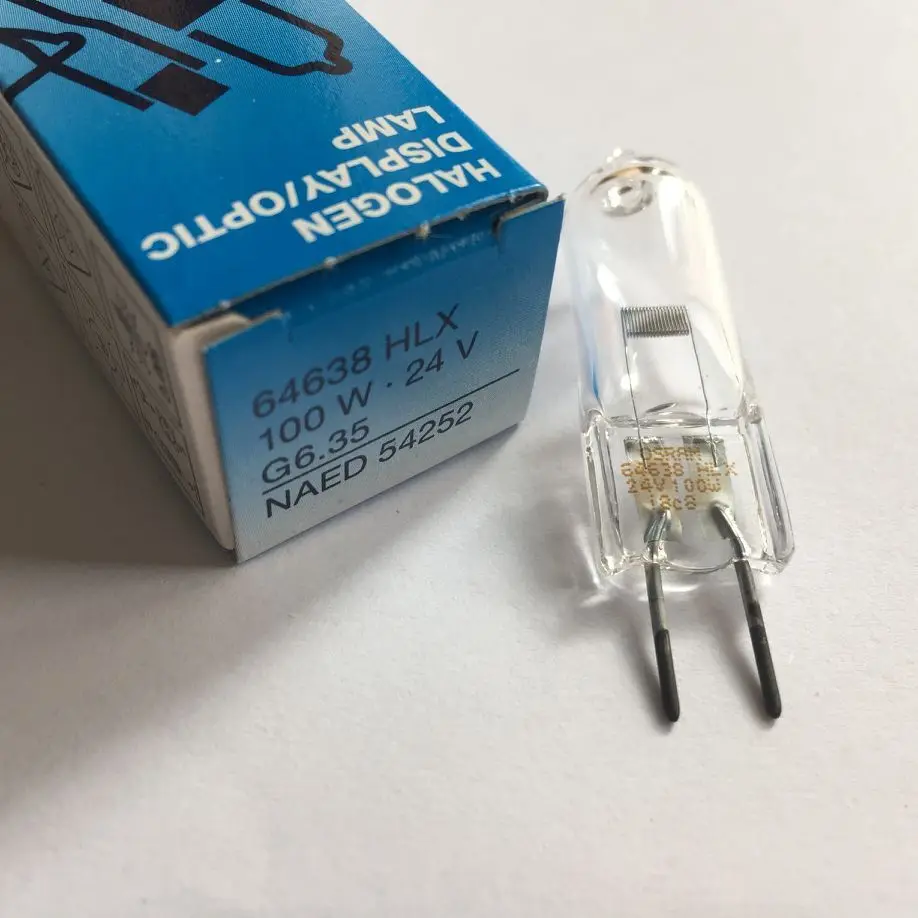 

OSRAM 64638 24V 100W,XENOPHOT NAED 54252 G6.35 bulb,Angenieux operation room,HLX64638 24V100W halogen lamp