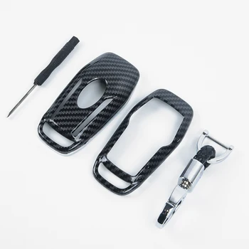 

Smart Car Key Case Keychain Holder For Ford Fusion 2013-2016 ABS Plastic Black Shell