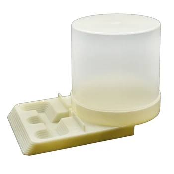 

Bee Feeder Food Water Feeder Drinking Nest Entrance Beekeeper Cup Tool for Beekeeping E-shaped 750mL