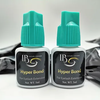 

Original 5 Bottles Korea IB Ibeauty Hyper Bond 0.5s Glue Fast Drying Eyelash Extensions Glue Blue Cap Cyan Cap 5ml