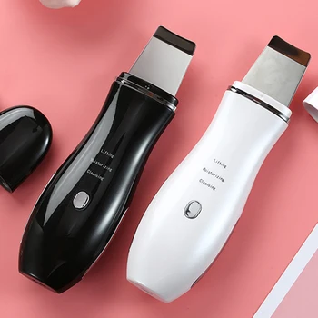 

EMS Ultrasonic Skin Scrubber Deep Face Cleaner Acne Blackhead Remover Reduce Wrinkles Spot sonic Facial Peeling Tool