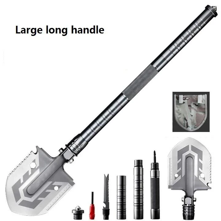 The Ultimate Survival Tool Tactical Shovel 23-in-1 Multi-Purpose Folding Shovel Portable