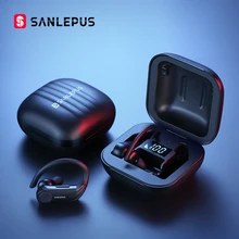 SANLEPUS B1 светодиодный дисплей Bluetooth наушники беспроводные наушники TWS стерео наушники Handsfree Спортивная гарнитура для телефона Apple Xiaomi