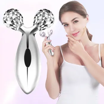 

3D Roller Face Massager Face Lift Roller Massager Y Shape Rotating Wrinkle Remove Tighten Skin Care V Face Lifting Beauty Tools