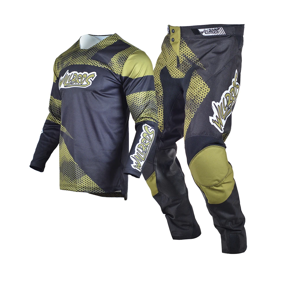 MX BMX Dirt Bike Gear Set Mayhem Jersey Pants Motocross Racing Willbros Offroad Kits Motorcycle Street Moto Scooter Suit Mens | Автомобили