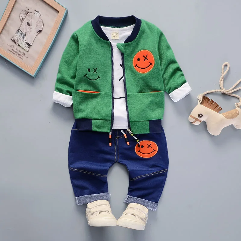

Baby Girls Set Children Spring And Autumn Western Style Three-piece Set Men's Small CHILDREN'S Clothes for Babies Childrenswear