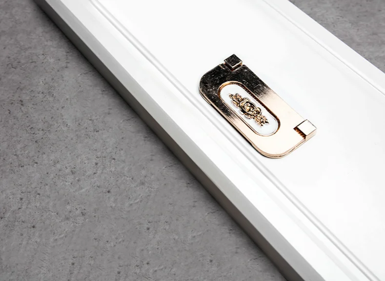 Aluminum Alloy Cabinet Handles Solid Kitchen Cupboard Pulls (4)