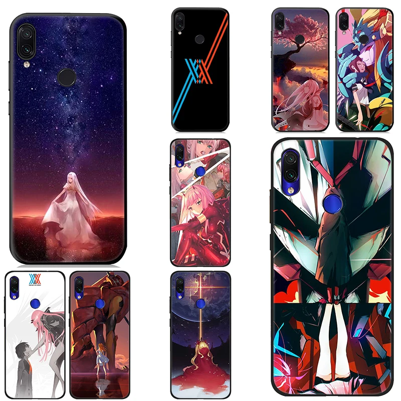 Мягкий чехол IYICAO Darling in the FranXX для Xiaomi Redmi Note 8 7 6 5 Pro 5A 4X Силиконовый ТПУ |