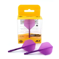 CUESOUL Integrated Dart Shaft and Flights Standard Shape Purple-21mm