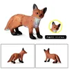 Figuras de acción de animales de la vida salvaje en el bosque, zorro rojo, modelo educativo en miniatura de PVC, juguete para niños, regalo ► Foto 3/6