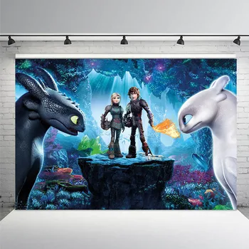 

How To Train The Dragon Sea Bed Cave Custom Photo Studio Backdrops Backgrounds Birthday Party Backdrop Photo Background
