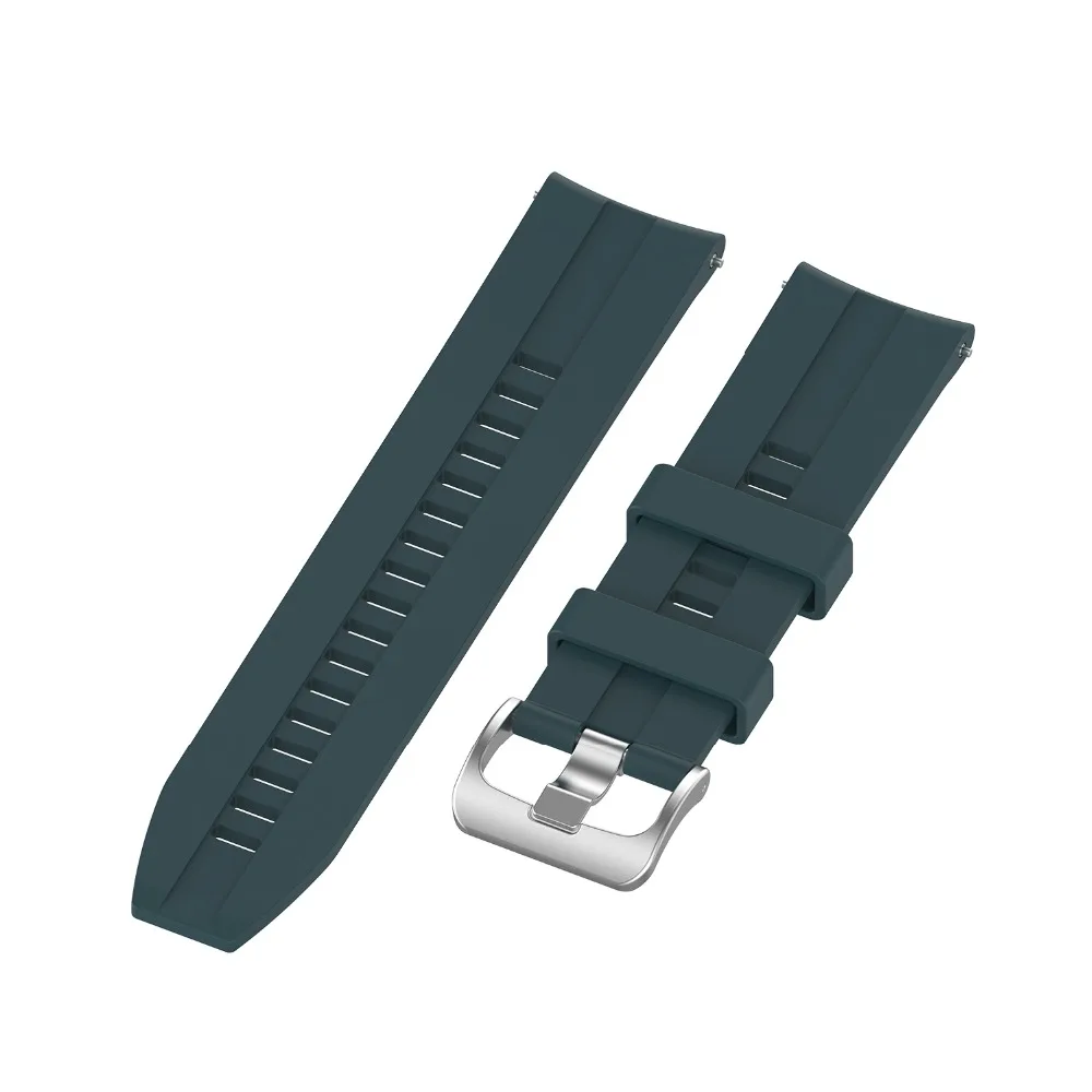 22 мм спортивный ремешок для часов huawei GT 42 мм 46 мм силиконовый резиновый браслет на запястье для huawei Magic/Watch 2/2pro/2Classic