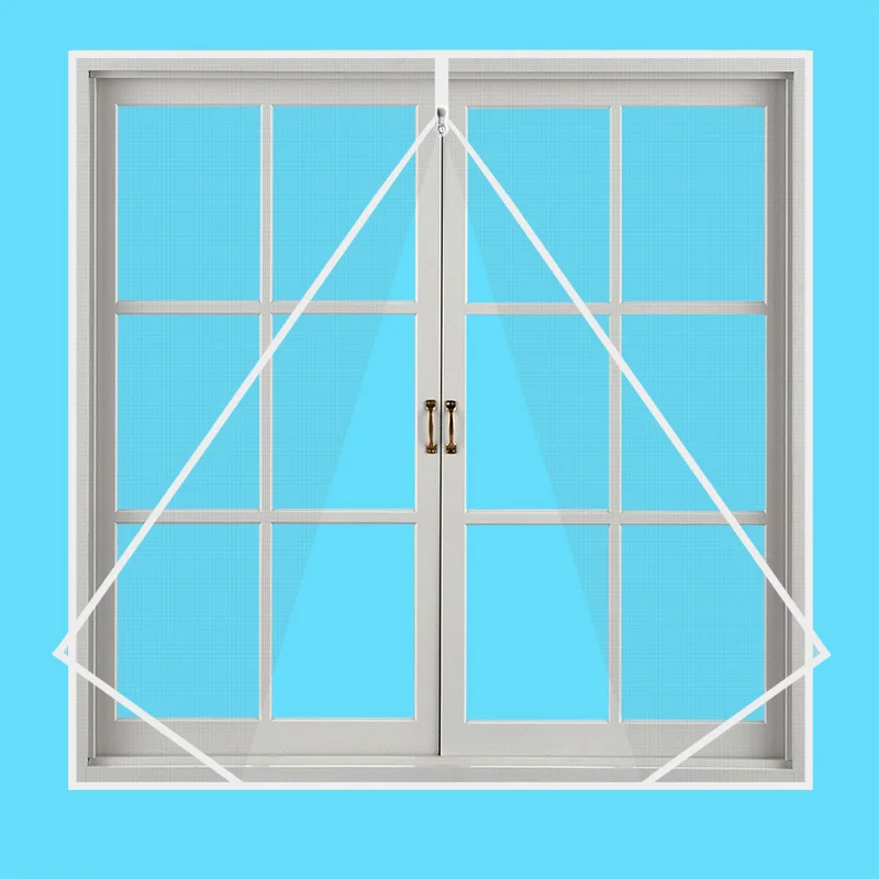 60-100 Customize window screening Mosquito nets for window With zipper Mosquito screens Curtain Door and window screen 