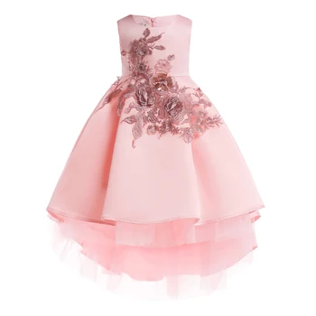 

2020 Little Girl Ceremonies Dress Baby Children's Clothing Tutu Kids Dresses for Girls Clothes Wedding Party Gown dress elegant