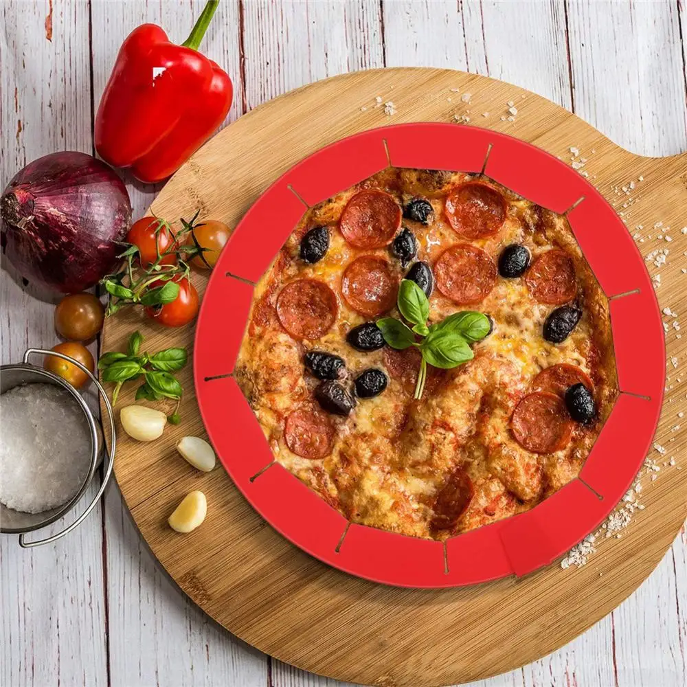 Adjustable Pie Crust Shield Reusable Silicone Pie Edge Protector Cover Fit 8.5-11.5Inch Rimmed Dish for Baking Pie Pizza Bakware