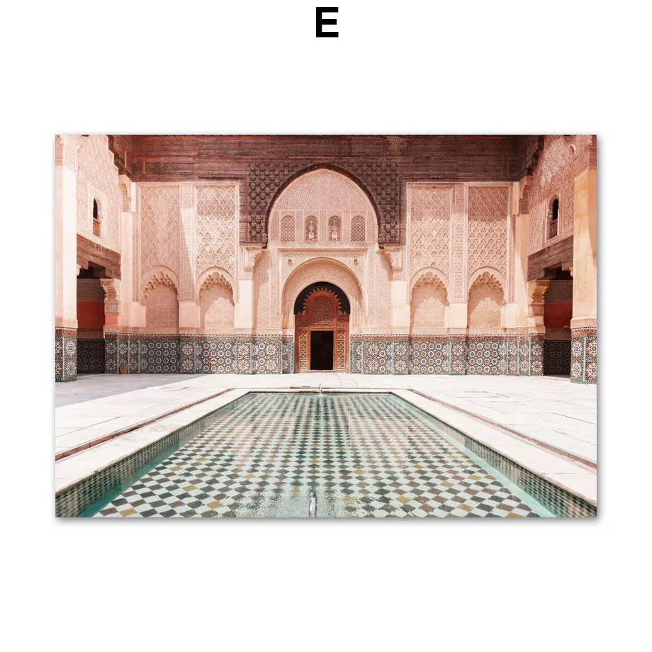 Wall-Art-Canvas-Painting-Moroccan-East-Gate-Arabic-Style-Nordic-Posters-And-Prints-Wall-Pictures-For (7)