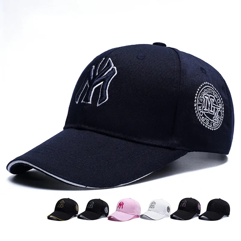 New-Women-s-Korean-Peaked-cap-Baseball-Cap-Men-s-NY-Embroidered-Sun-Hat ...