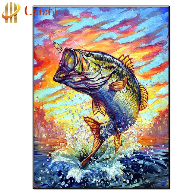 Largemouth Bass Paintings, Largemouth Bass Pictures