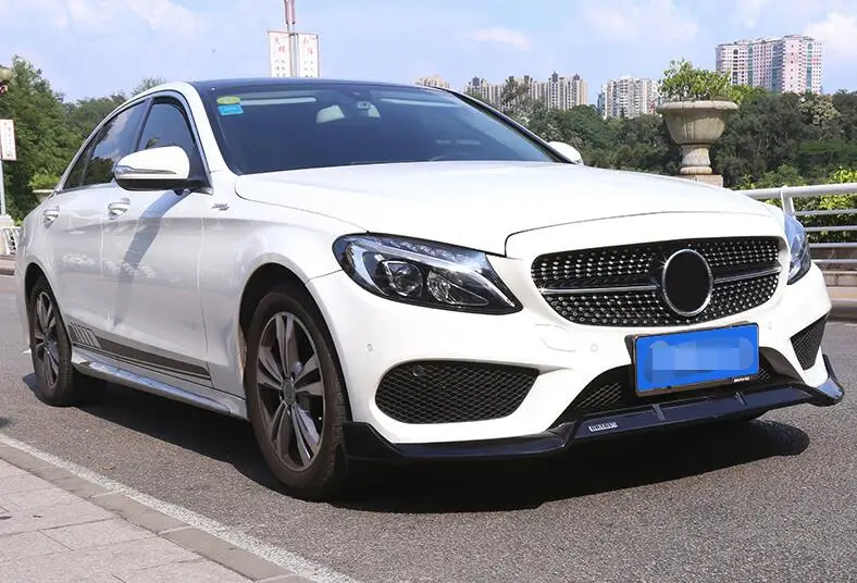 Передний бампер для Mercedes Benz W205 диффузор C Class C200 C180 задний спойлер|Обвесы| |